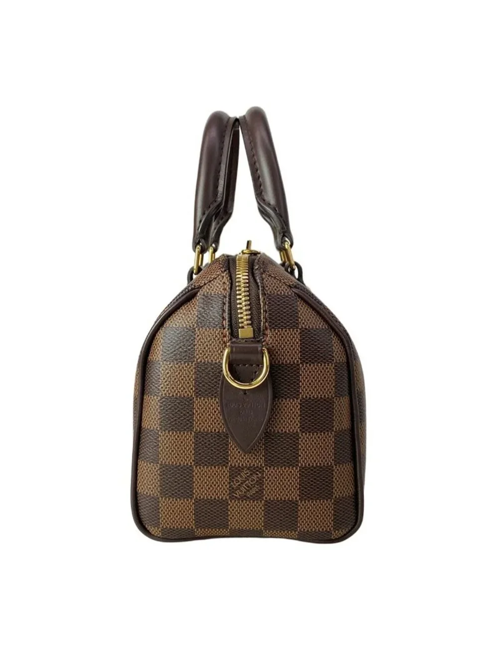 Louis Vuitton Handbag Damier Speedy Bandouliere Ebene Leather Cowhide